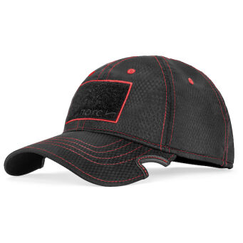 Czapka Notch Adjustable Athlete Operator  black/red Standard Notch / One Size NCA-AOBR-0005
