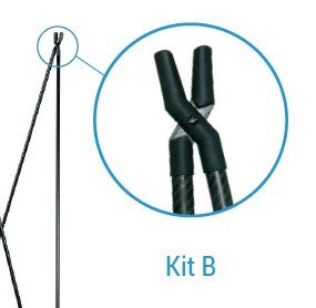 Podstawka tylna 4 Stable Sticks kit.B