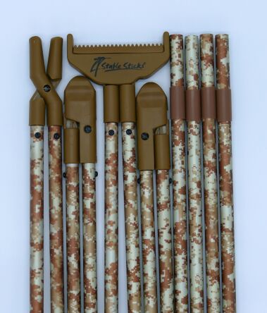 Podpórka 4 Stable Stick Ultimate Camo 3-częściowa, kompaktowa