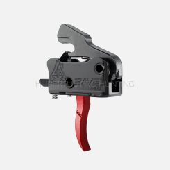 Spust Rise Armament Rave 140 z pinami - Single Stage - 3.5lb - Czerwony - Curved - T017-RED