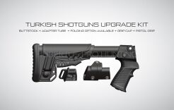 Kolba teleskopowa składana z chwytem do strzelby - DLG-132L-KIT - DLG TACTICAL