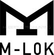Osłona M-LOK ERGO Grips 4332-BK czarna, 4 sloty (1szt) - 2